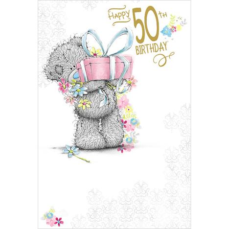 50th Birthday Gift Me to You Bear Card £2.49